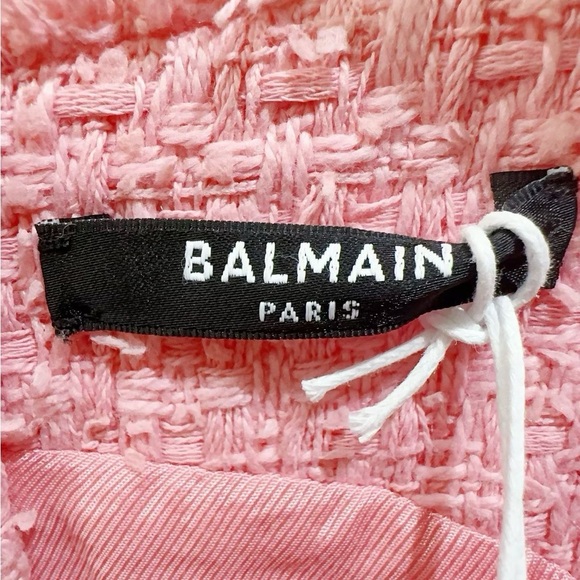 Authentic Balmain Pink Tweed  Dress - Picture 4 of 6